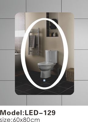 Decorative Illuminated Bathroom Mirrors 600 X 800 500 X 700 Oval Designed