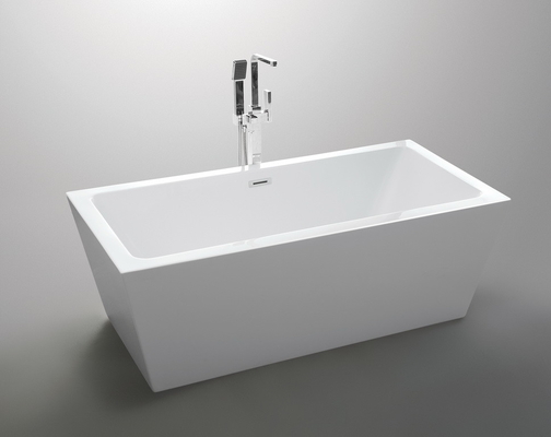 Lightweight Free Standing Bathtub , Adult Japases Deep Soaking Tub Freestanding