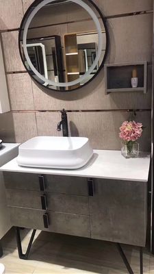 مزرعة بالوعة الحمام الحمام الغرور خزائن مع قمم فوق حوض مضادة